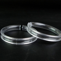 Support de présentoir de bracelet de bijoux en plastique de luxe