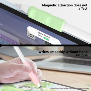 ปลอกซิลิโคนบาง 0.3 มม. สำหรับ <span class=keywords><strong>Apple</strong></span> <span class=keywords><strong>Pencil</strong></span> ทุกยุค สำหรับ Huawei M-<span class=keywords><strong>Pencil</strong></span> รูปทรงสามเหลี่ยม ป้องกันความเมื่อยล้า จับถนัดมือ - Product Image 3