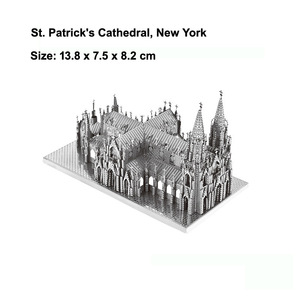 Rompecabezas 3D <span class=keywords><strong>de</strong></span> Metal <span class=keywords><strong>de</strong></span> la Serie <span class=keywords><strong>de</strong></span> Monumentos, Notre Dame, <span class=keywords><strong>Castillo</strong></span> <span class=keywords><strong>de</strong></span> la Bella Durmiente y Puente Tower <span class=keywords><strong>de</strong></span> <span class=keywords><strong>Londres</strong></span>, Juguete DIY, 51~100 Piezas, 5 Estrellas - Product Image 5
