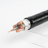 Câble d'alimentation en cuivre isolé en PVC fiable avec âme pleine de calibre 14 AWG pour câblage souterrain et industriel