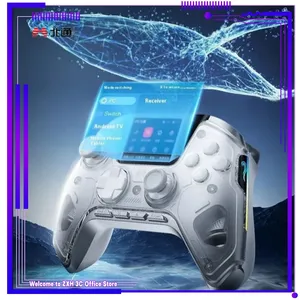 Với <span class=keywords><strong>2</strong></span> <span class=keywords><strong>inch</strong></span> màn hình beitong kunpeng 50 thông minh không dây Gamepad di động trò chơi điều khiển cho hơi PC màu xanh-răng phím điều khiển - Product Image 3