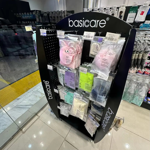 Customized Nail Clippers Double-Side Pegboard PVC Metal Easy Assemble Display Beauty & Personal Care Tools Display Stand