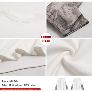 Camiseta de Manga Larga con Camuflaje Desértico Estilo High Street, Diseño de Dos Piezas con Colores Contrastantes para Hombre - Product Image 6