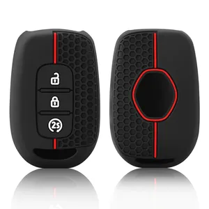 Étui de clé en silicone pour Dacia Sandero Stepway Logan Duster pour Renault Clio 5 Dokker Logan Stepway Clio 5 SS2 Renault <span class=keywords><strong>Twingo</strong></span> - Product Image 1