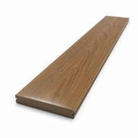 Tarima Sólida de WPC/BPC Coextruido de 4000x140x20mm, Semicerrada, para Exteriores, de Bambú, Madera y Plástico Compuesto