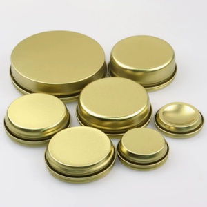 Boîtes en métal dorées personnalisées de qualité alimentaire, très demandées, pour le stockage - Product Image 1