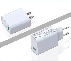 מהיר AC dc מתאם מתח חכם סלולרי טלפון נייד כפול usb סוג c קיר מהיר pd 18w 20w מטענים לטלפון אפל סמסונג אנדרואיד