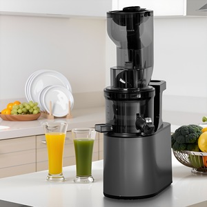 Extractor de Jugos Eléctrico Big Mouth, Máquina Exprimidora de Acero Inoxidable para Frutas y Verduras, Exprimidor Lento de Prensado en Frío para Jugos de Naranja - Product Image 4