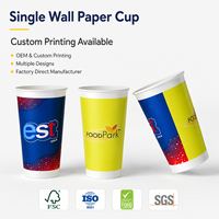 Vaso de Papel para Bebidas Calientes, Estilo Moderno y Elegante, Borde Liso, Clásico, Versátil, Profesional, para Cafetería, Taza de Café Artesanal