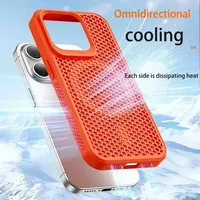 Coque de téléphone magnétique avec refroidissement optionnel pour iPhone 16 Pro Max 14 15 Plus 13 12 Pro, protection respirante avec charge sans fil
