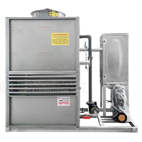 Tour de refroidissement à tirage induit haute efficacité - Système de refroidissement modulaire industriel pour usines de fabrication et production d'énergie