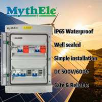 Boîtier de Combinaison Solaire MythEle IP65 2 Entrées 2 Sorties DC AC Double MPPT Étanche avec SPD MCB pour Système Solaire