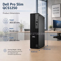 Nuevo en Stock: Dell Pro Slim QCS1250 SFF, 13ª Generación Core I3 I5 I7, 8GB 16GB RAM DDR5, 512GB 1TB SSD, PC de Escritorio para Negocios, Oficina y Escuela