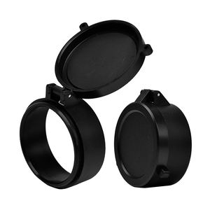 1 unidad <span class=keywords><strong>de</strong></span> tapa abatible rápida con resorte para mira telescópica, cubierta <span class=keywords><strong>de</strong></span> lente que se abre, protector ocular para lente objetivo, para caza - Product Image 3