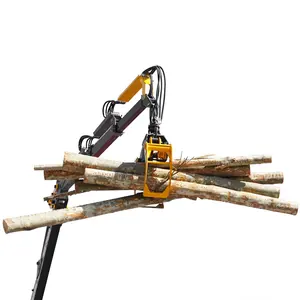 Mini-escavadora log grapple log hydraul madeira agarrar