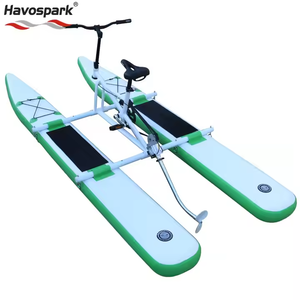 Inflável Pedal Barco Água Jogar Equipamento Bicicleta e Surf Board para Mar Jogar Jogos Bicicleta Flutuante - Product Image 3