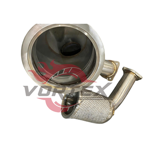 Tubo de Escape de Alto Rendimiento Vortex de Acero Inoxidable con Acabado Espejo para Audi RS4 RS5 B9 2.9T V6 2018-2025, Deportivo - Product Image 3
