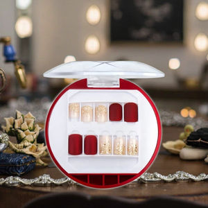 <span class=keywords><strong>Faux</strong></span> <span class=keywords><strong>ongles</strong></span> écologiques en ABS à couverture complète, design court, pré-dessinés, couleurs riches, à appliquer avec de la <span class=keywords><strong>colle</strong></span> - Product Image 4