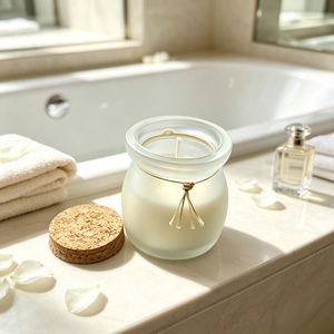 Ensemble cadeau de 12 mini pots en verre givré, bougies parfumées à la cire de soja, aromathérapie, parfum d'ambiance pour la maison, senteurs et emballages personnalisés - Product Image 6