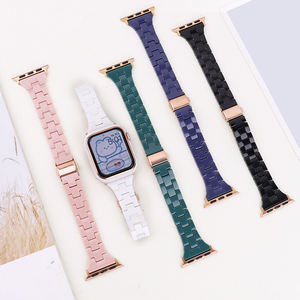 Pulsera lujosa <span class=keywords><strong>De</strong></span> Resina Para mujer, brazalete <span class=keywords><strong>De</strong></span> lujo con funda Para <span class=keywords><strong>Apple</strong></span> Iwatch <span class=keywords><strong>44</strong></span> - Product Image 1