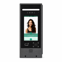 Interphone vidéo Cloud Thinmoo avec écran 7 pouces, clavier métallique, reconnaissance faciale, installation intégrée, SIP, PoE, Ethernet, résistant à l'eau