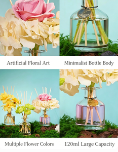 Diffuseur <span class=keywords><strong>de</strong></span> parfum d'intérieur à bâtonnets, longue durée, aux huiles essentielles, sans flamme, pour chambre à coucher, coffret cadeau <span class=keywords><strong>de</strong></span> niche - Product Image 3