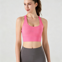 Soutien-gorge de sport respirant pour femme, design ergonomique, système de soutien dorsal pour le fitness, le yoga, la course à pied et la perte de poids. Anti-choc.