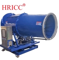 Arroseurs Système d'irrigation agricole 90m Remorque Suppression de brouillard Canon Brume Canon à eau Pulvérisateur Machine