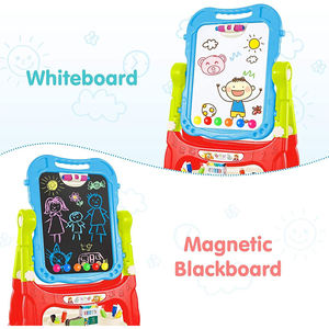 Aidisheng Multi Color Pen 360 Roteren Dubbelzijdig Verstellende Hoogte Ezel Set Schilderij Tafel Diy Painting Kids Magic Tekentafel - Product Image 4