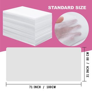 100 pièces draps de lit jetables, housse de lit en tissu non tissé imperméable à l'eau - Product Image 3