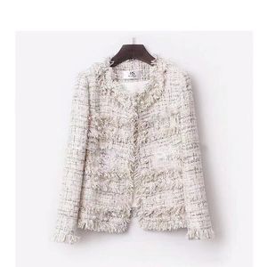 Veste en <span class=keywords><strong>laine</strong></span> <span class=keywords><strong>pour</strong></span> femme, trench-coat ample en tweed à carreaux, vêtement <span class=keywords><strong>pour</strong></span> femme, vêtement de style swallow - Product Image 1