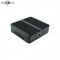 Mini PC EGLOBAL sin Ventilador, Intel Celeron J6412, DDR4, MSATA, SSD M.2, Win10, 8 USB, DP, 2 HD, RJ45 Gigabit LAN, Audio, VESA, Linux