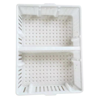 Cages de transport robustes pour poulets de chair, boîtes de retournement pour volailles, cages de transport en plastique épaissi pour canetons, oisillons et poussins vivants