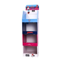 Échantillon de présentoir publicitaire en carton pour supermarché, présentoir à chaussettes, type plateau pour centre commercial X35, commerce transfrontalier Europe