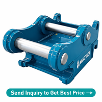 Attache rapide hydraulique à double verrouillage We-Attach WQC-S65 pour excavatrice, garantie 1 an, équipement de construction de haute performance