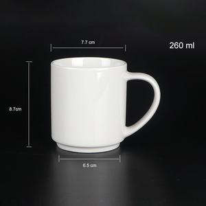 Tazze da Caffè in Ceramica Bianca Classica Mini da 15 oz, Carine e di Qualità, Personalizzabili, Fatte a Mano, Lavabili in Lavastoviglie e Utilizzabili in <span class=keywords><strong>Microonde</strong></span> - Product Image 5