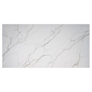 Quartz artificiel Calacutta blanc cuisine populaire blanc comptoir vanité bassin haut banc vanités hauts baignoire mur environnant - Product Image 3