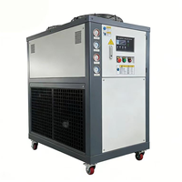 Refroidisseur d'eau industriel refroidi par air pour moulage par injection, refroidisseur industriel portable avec roulettes, refroidisseur d'eau
