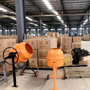 5袋500Lミニコンクリートミキサー機械手動給水・排出モーター - Product Image 6