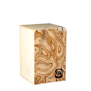 Nhà sản xuất cajon, một hộp trống bằng gỗ với khuôn mặt Patter khối u cây và một dụng cụ cầm tay cho người lớn - Product Image 1