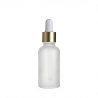 Emballage de luxe pour soins de la peau avec bouchon à vis, flacon compte-gouttes en verre de 1 oz pour huile capillaire, sérum et huile essentielle