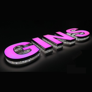 Lettre en relief frontlit avec perforation latérale, fabrication - Product Image 5