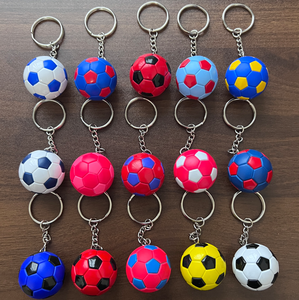 Porte-clés de football en métal émaillé de luxe en gros, mousqueton, porte-clés d'équipe de football, porte-clés de basket-ball RTS pour voitures et clés - Product Image 6