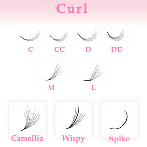 3D 5D 6D Plant Fiber Handmade Natural Long Full <b>Strip</b> False Eyelashes <b>Plastic</b> Cotton Band Private Label - Product Image 1