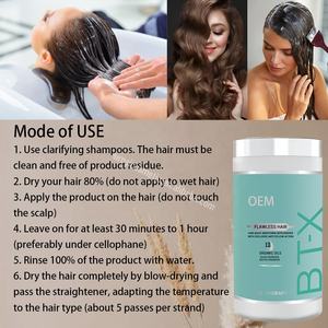 OEM Bluetox Lissage et Réhydratation Élimine les Frisottis Thérapie Capillaire Cheveux Plus Lisses <span class=keywords><strong>Btox</strong></span> Crème Lissante Brésilienne - Product Image 5