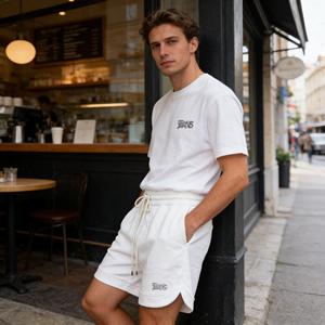 Embroidered Casual Custom Streetwear Shorts Polyester/Cotton <b>Cargo</b> Pattern Breathable Quick Dry Elastic Waist Knee Length Men's - Product Image 5