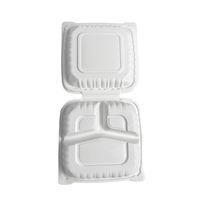 Récipient de restauration rapide en plastique réutilisable de haute qualité emballage alimentaire de fruits jetables à emporter boîte à lunch à clapet