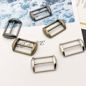 DWDP-BC03 내부 크기 17mm 합금 슬라이더 야구 모자 조정 가능한 등 벨트 금속 트라이 글라이드 버클 - Product Image 5