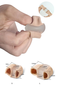 HWF-0127 # Orthèse de correction des orteils en gel, dispositif à double trou pour hallux valgus et orteil fendu - Product Image 6