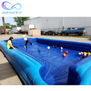 Snooker inflable, piscina de fútbol, juego deportivo de campo, billar humano gigante - Product Image 1
